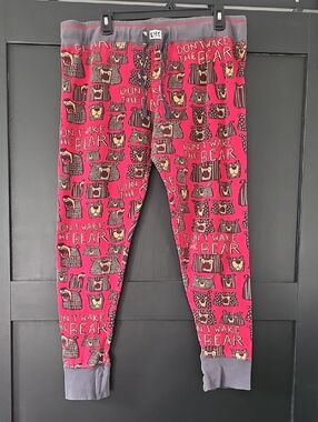 Lazy One 'Don't Wake The Bear' Bear Print Lounge Pants